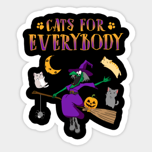 Cats For Everybody Sticker